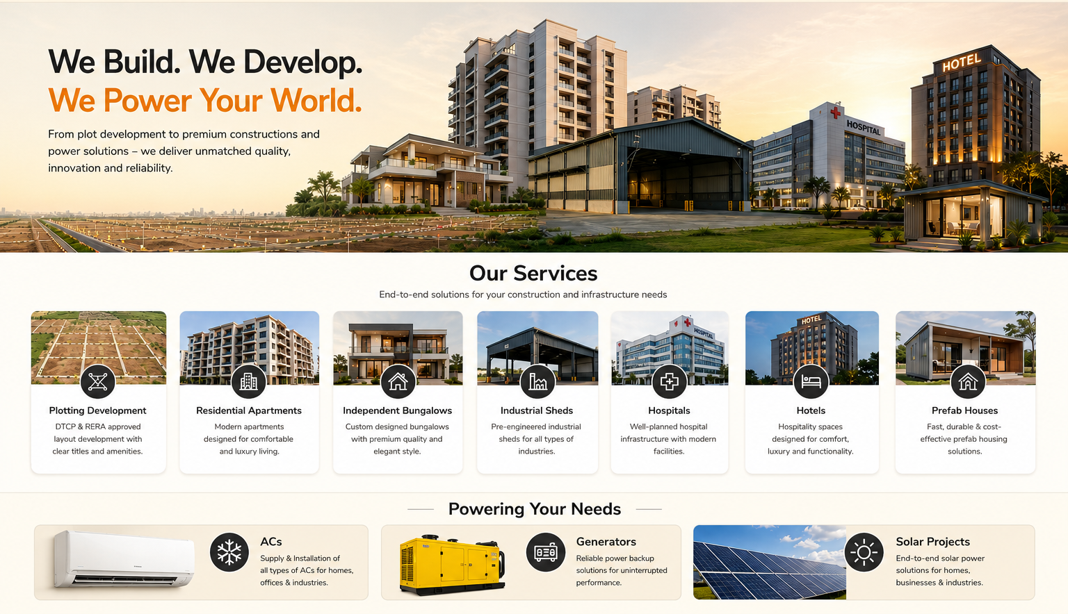 Construction Solutions — SR Supply and Services
