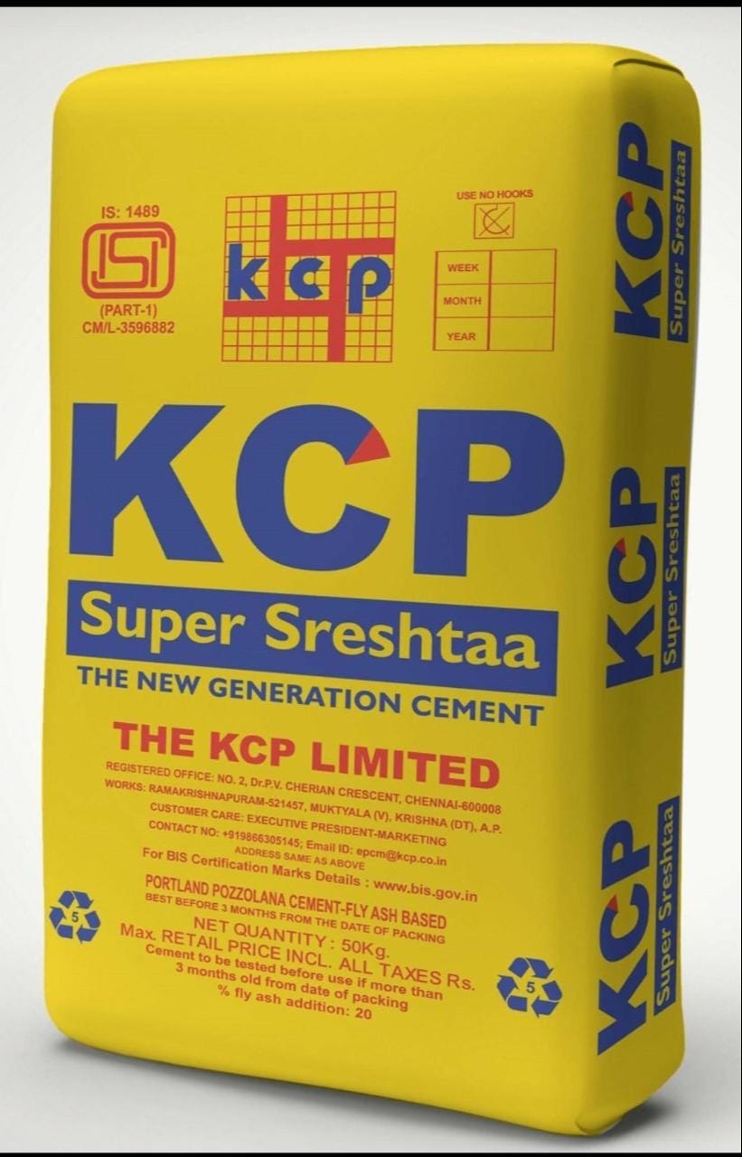 KCP Shrestha OPC 53 Grade Cement 50kg