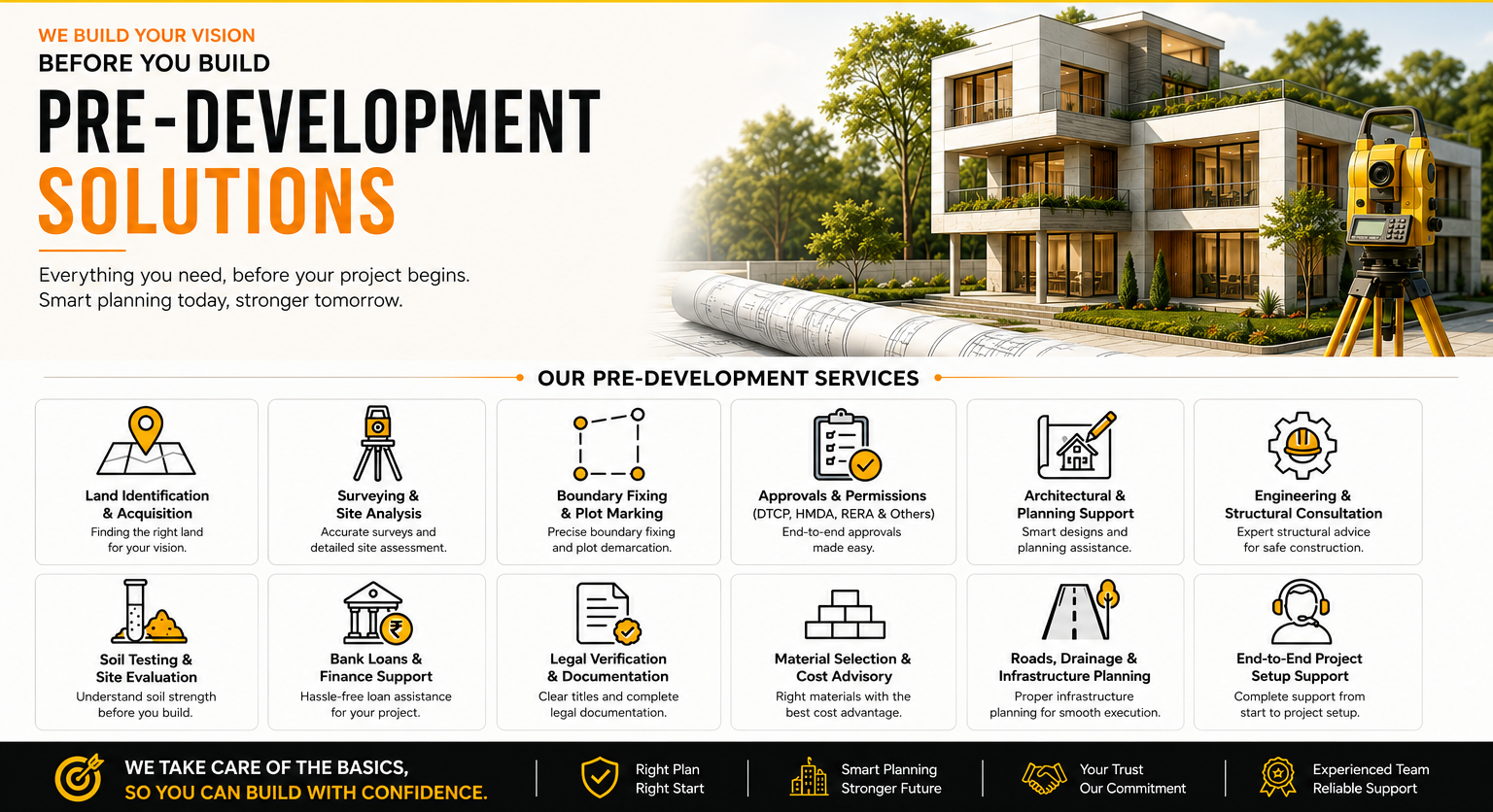 Pre Development Services — SR Supply and Services